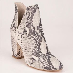 Steve Madden Snake Skin Booties
